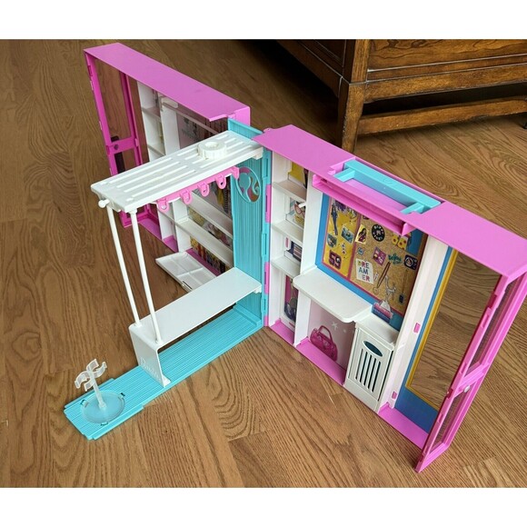 Barbie Dream Closet Folding Wardrobe 2019 Case Only Mattel GBK10 - Picture 1 of 11